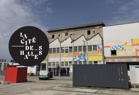 La Cité des Halles Lyon 7 vue de l'extérieur avec logo