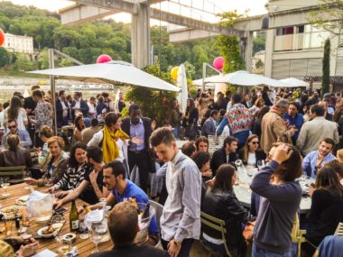 Inauguration terrasse Selcius