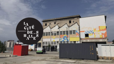 La Cité des Halles Lyon 7 vue de l'extérieur avec logo