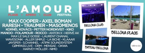 L'Amour Festival avec Max Cooper, Axel Boman, Raresh, Traumer.