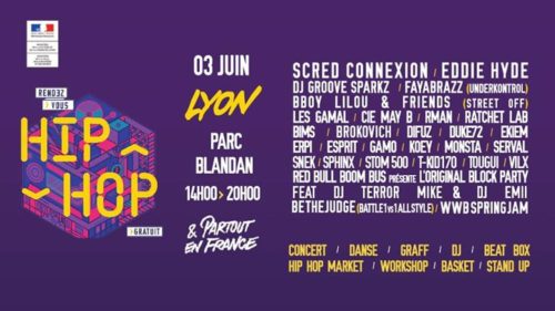 Rendez-vous Hip Hop Lyon | Scred Connexion, Eddie Hyde. Gratuit