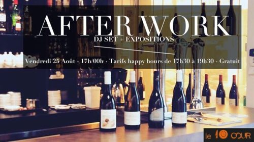 Le 10 Cour présente: After Work spécial DJ set / Expositions J-J
