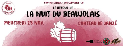 La nuit du Beaujolais au Chateau de Janzé