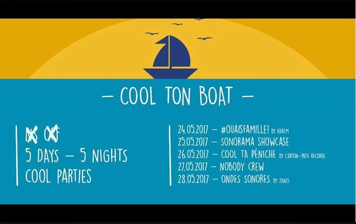 Cool ton boat - during 5 days