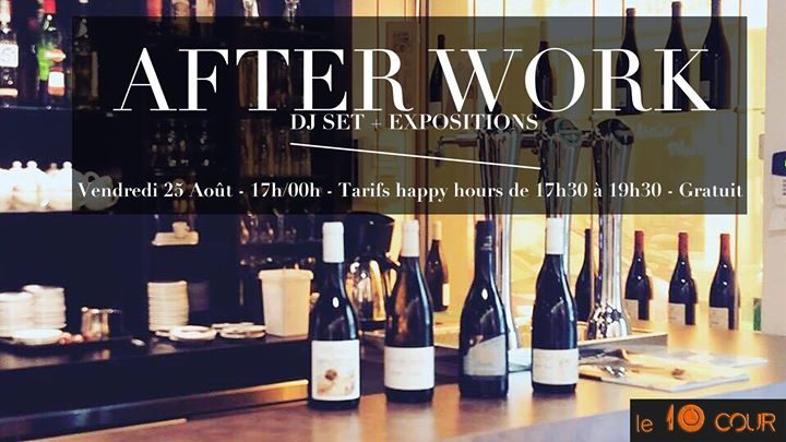 Le 10 Cour présente: After Work spécial DJ set / Expositions J-J