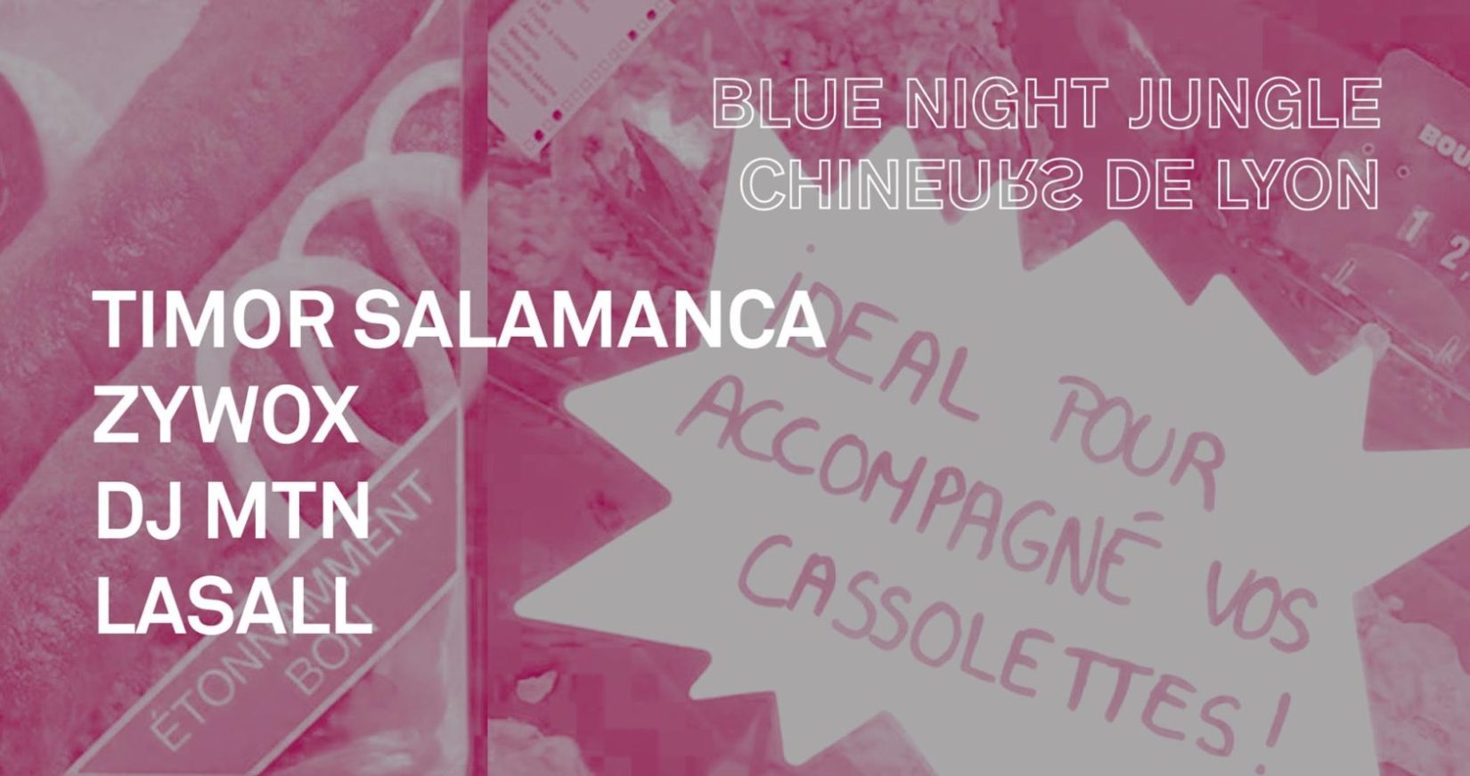 Le Dimanche Cool // Blue Night Jungle x Chineurs de Lyon