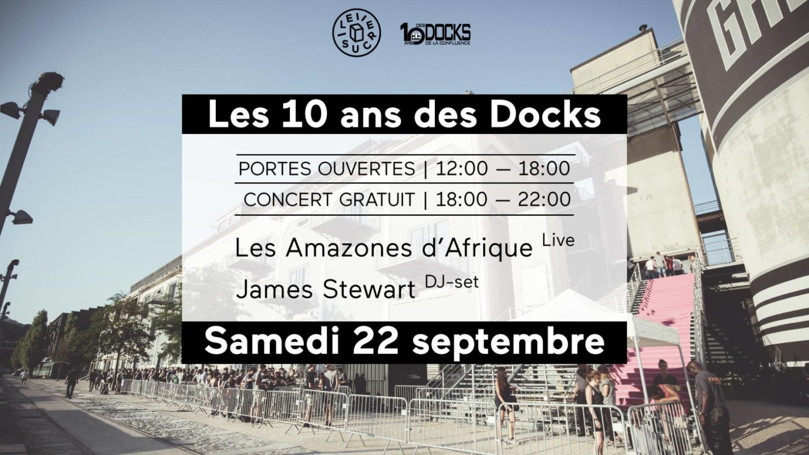 Portes ouvertes & Concert gratuit : Les 10 ans des Docks !