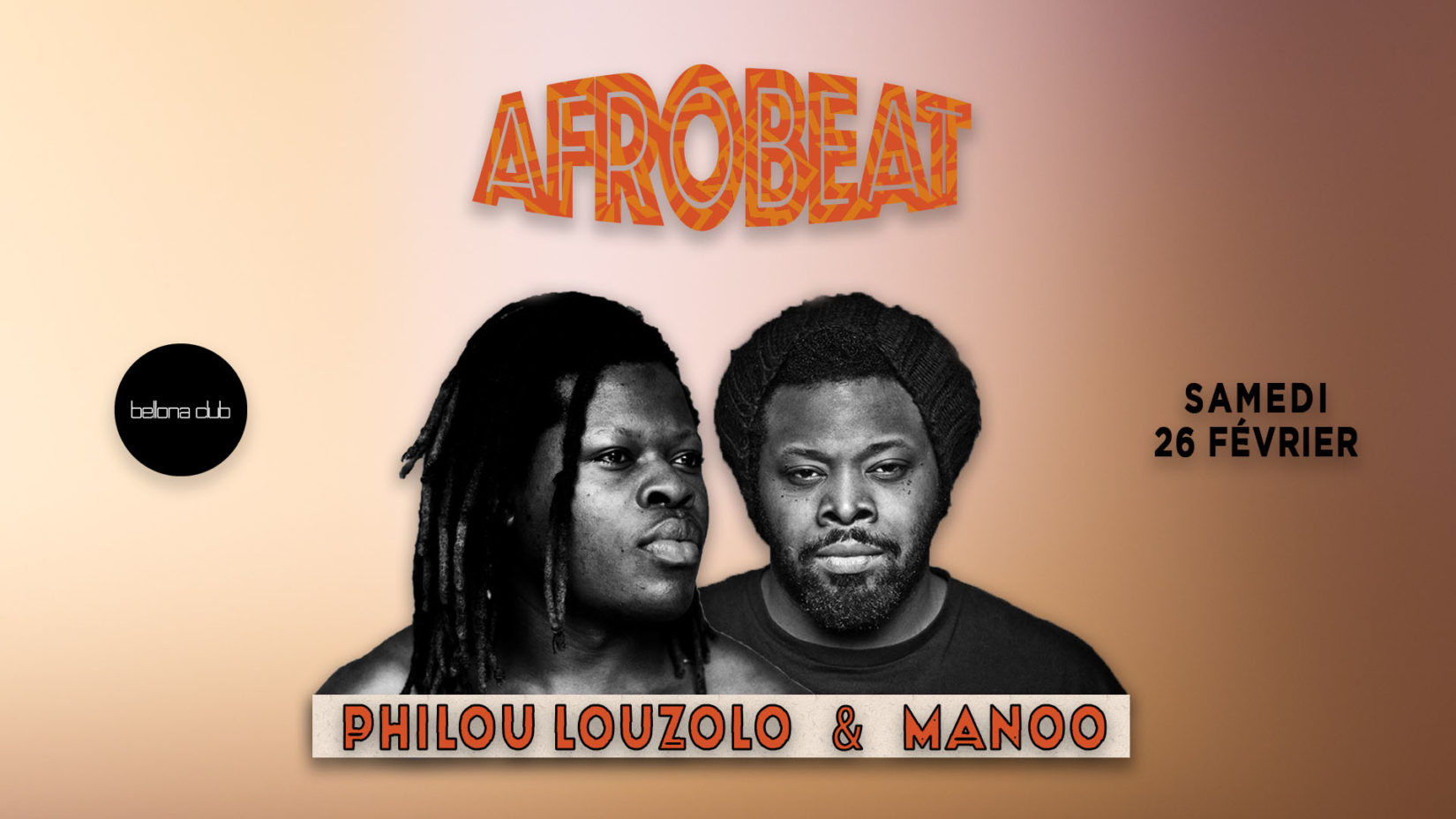 Afrobeat avec Philou Louzolo & Manoo