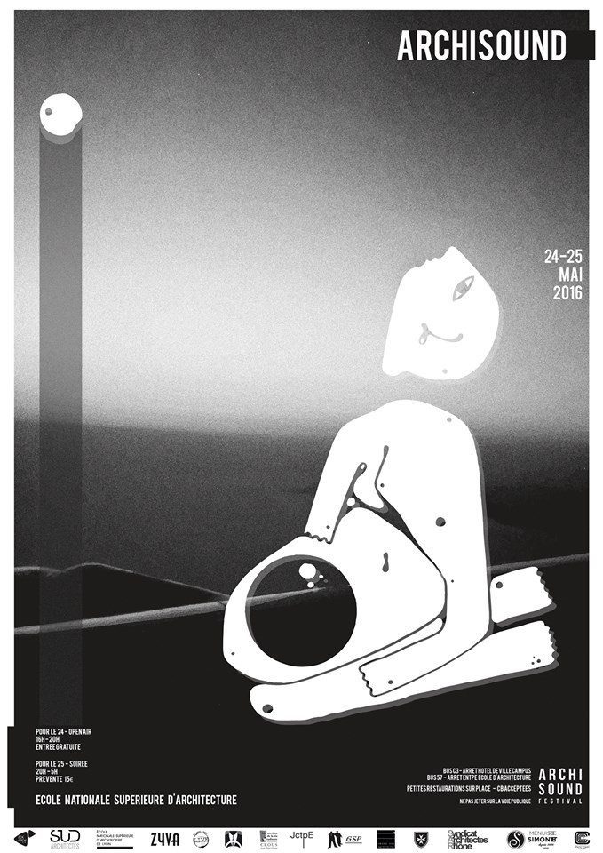 archisound festival 2016 lyon affiche