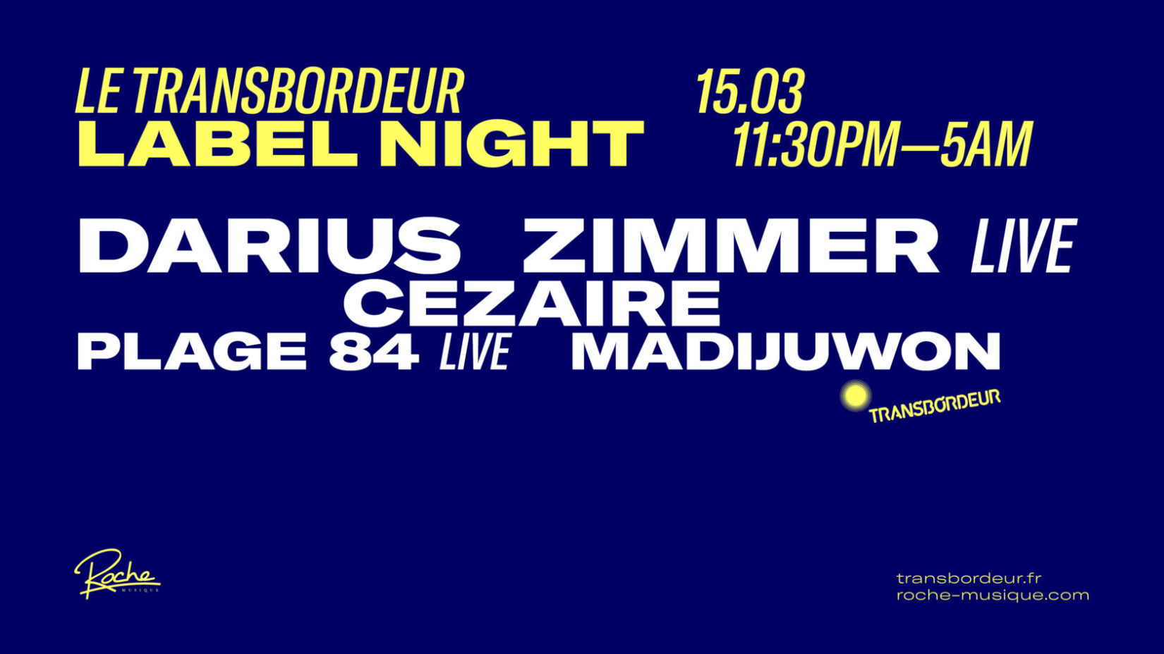 roche musique label night lyon