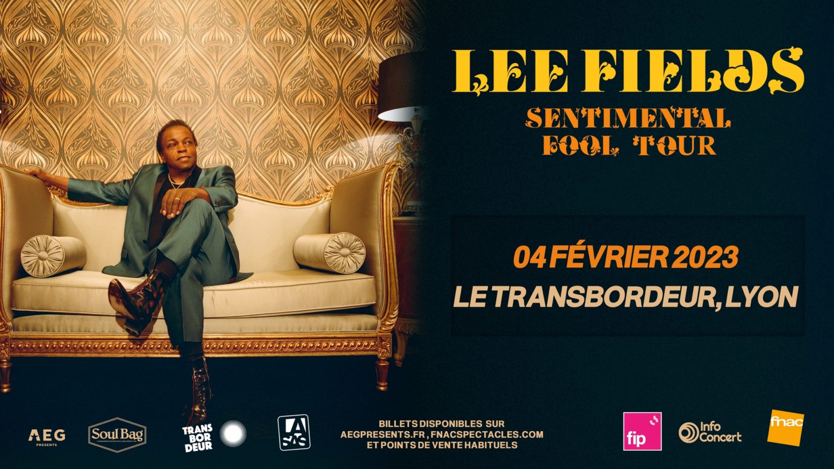 Lee Fields en concert | Le Transbordeur, Lyon