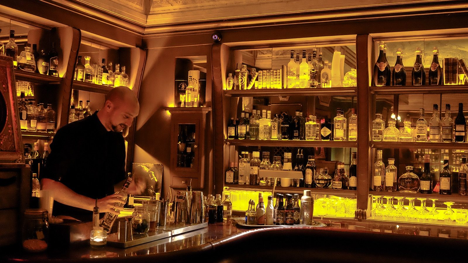 Bar à cocktails Le Passage, à Lyon.