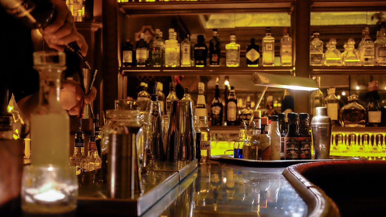 Bar à cocktails Le Passage, à Lyon.