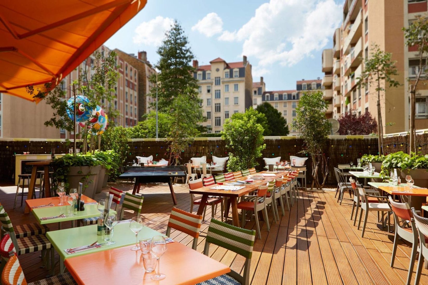 terrasse mama Shelter lyon