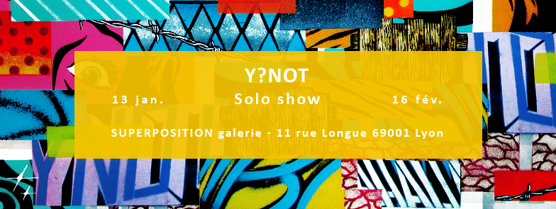 Y?NOT : Solo Show @Galerie Superposition