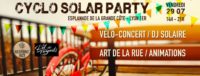 Cyclo Solar Party ! Musique live & dj grâce à l'énergie solaire et des vélos