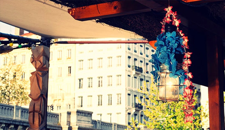 Le Tiki Bar, ambiance exotique en terrasse à Lyon