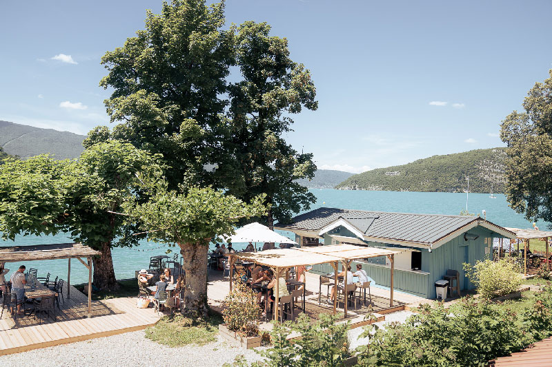 les cassines bar terrasse annecy